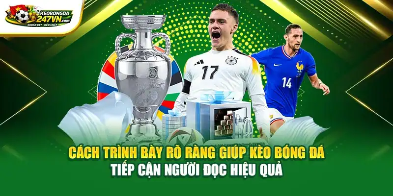 Cách trình bày rõ ràng giúp Kèo Bóng Đá tiếp cận người đọc hiệu quả